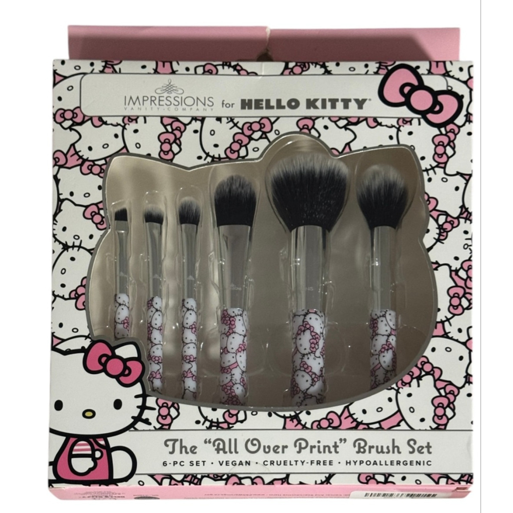Hello Kitty Makeup Brush Set of 6, Impressions
